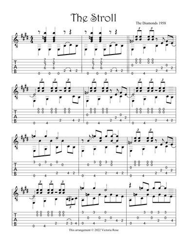 The Stroll (arr. Victoria Rose)