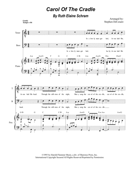 Carol Of The Cradle (arr. Stephen DeCesare)