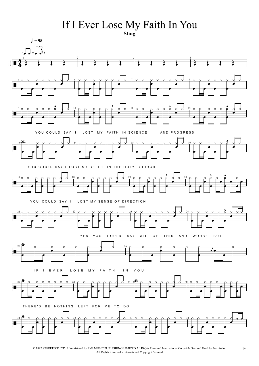 If I Ever Lose My Faith In You (arr. Cyril Mayer)