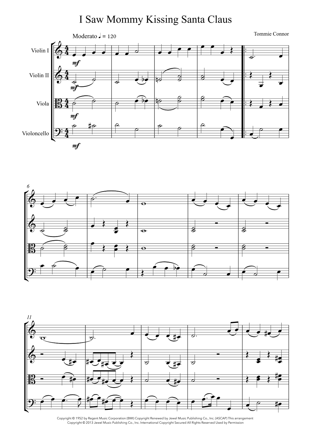 I Saw Mommy Kissing Santa Claus (arr. Sherry Lewis)