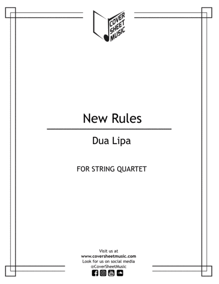 New Rules (arr. Jose Quintana)
