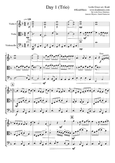 Day 1 (arr. KoaliMusic)