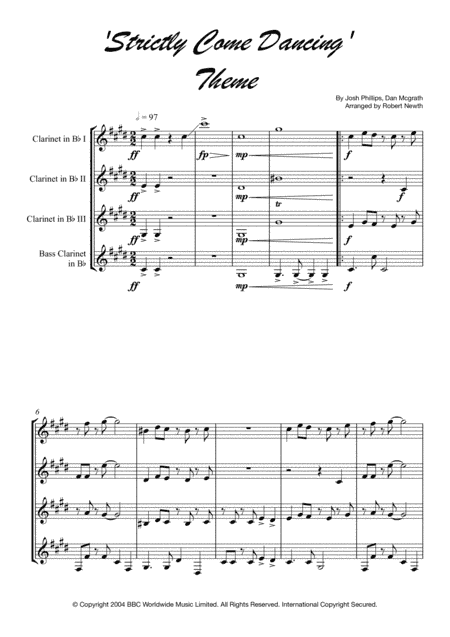 Strictly Come Dancing (arr. Robert Newth)