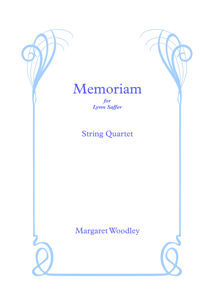 Memoriam (for Lynn)