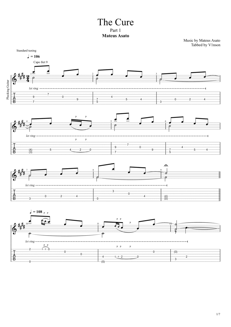 The Cure (arr. Mateus Asato)