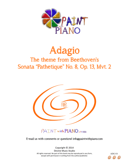 Beethoven's Adagio Theme - Easy Piano (from Sonata Pathétique, mvt. 2) (arr. Joshua Devine)