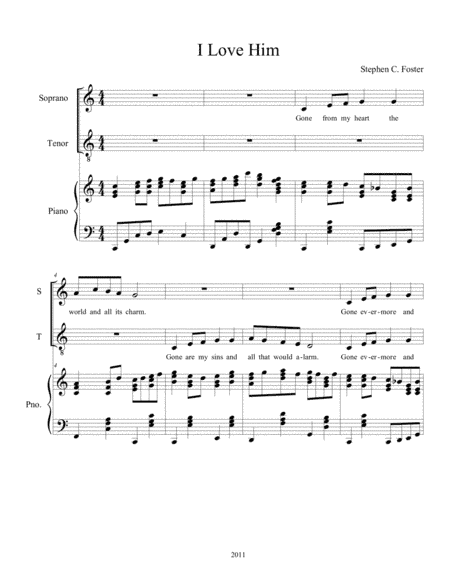 I Love Him (arr. Alan Deyton)