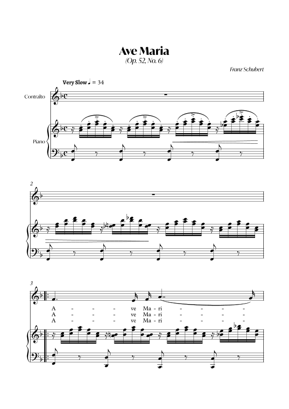 Ave Maria (Franz Schubert) - CONTRALTO_F (arr. André Alberto Santos)