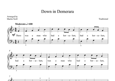 Down in Demerara (arr. Martin Neill)