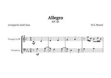 Allegro K1b (arr. André Nusa)