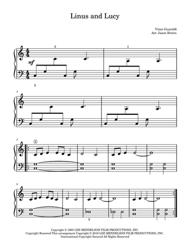 Linus And Lucy (arr. Jason Brown)