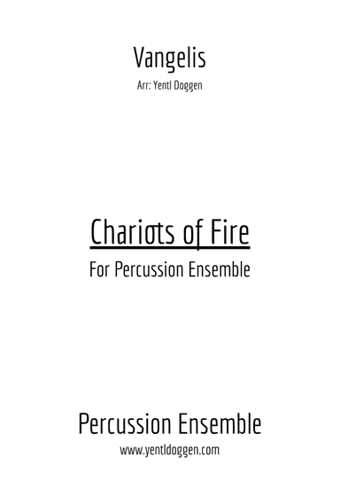 Chariots Of Fire (arr. Yentl Doggen)