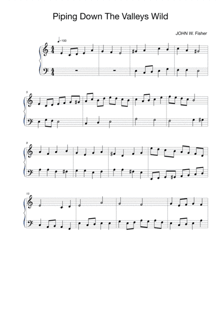 Piping Down the Valleys Wild