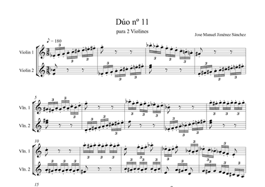 Dúo para 2 violines nº 11