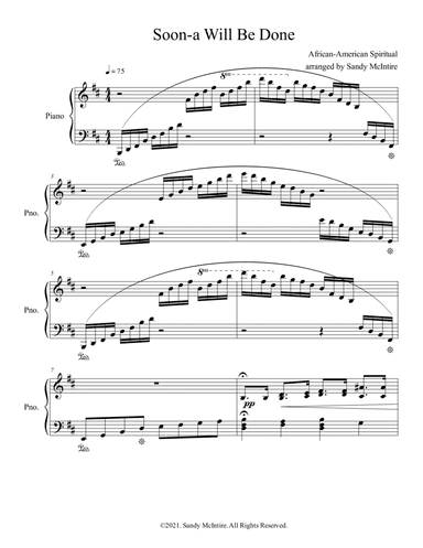 Soon-a Will Be Done (arr. Sandy McIntire)