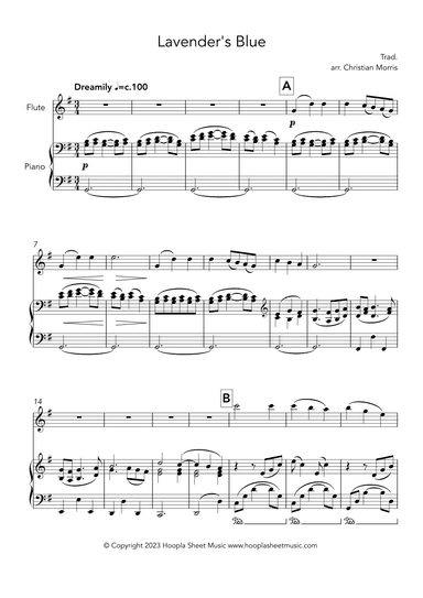 Lavender's Blue (Fantasy) (arr. Christian Morris)