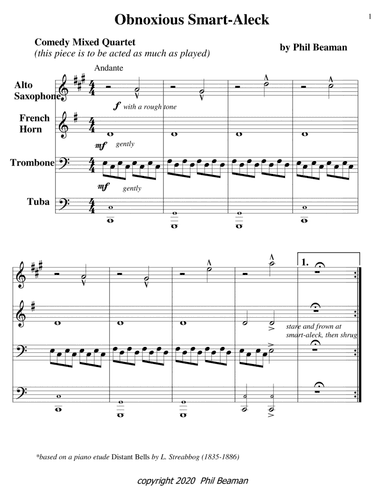 Obnoxious Smart-Aleck-Mixed Quartet