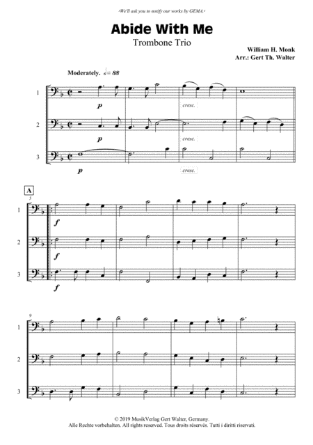 Abide With Me (arr. Gert Th. Walter)