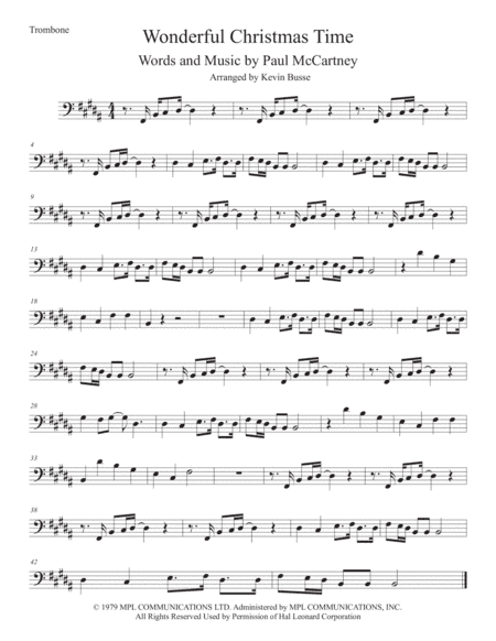 Wonderful Christmastime (arr. Kevin Busse)