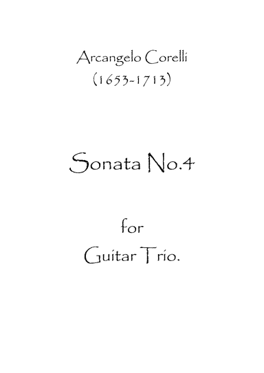 Sonata No.4 (arr. Spence Bundy)