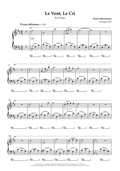 Le Vent, Le Cri (arr. Jhavilah)