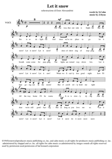 Let It Snow! Let It Snow! Let It Snow! (arr. Ester Alessandrini)