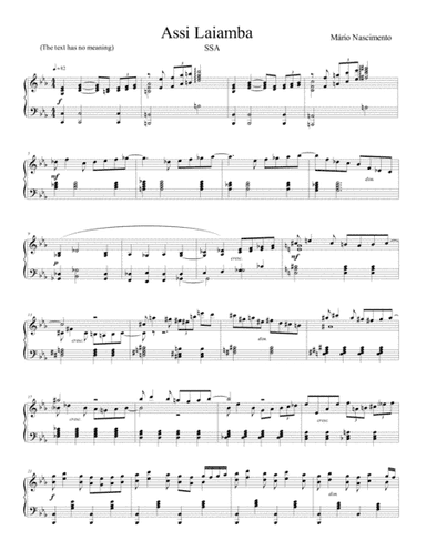 Assi Laiamba (SSA and piano)