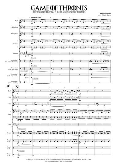 Game Of Thrones (arr. Sylvain Andrey)