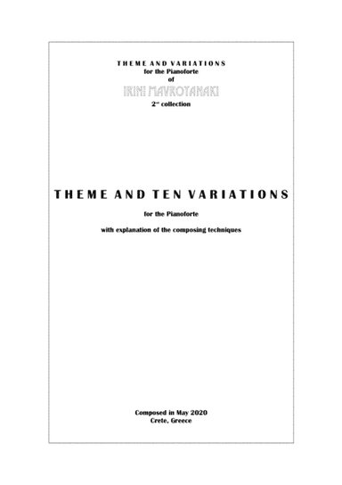 Piano & Composing Techniques