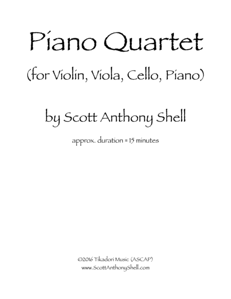 Piano Quartet