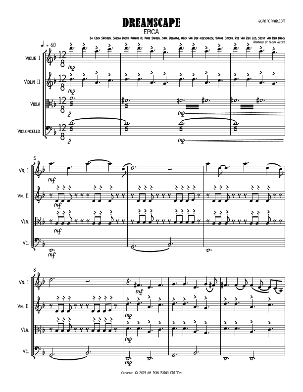 Dreamscape (acoustic Version) (arr. Alison Gillies)