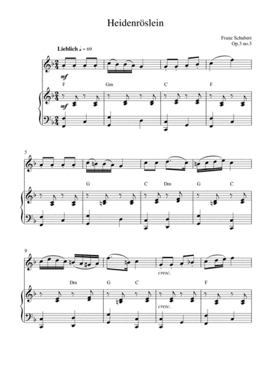 Heidenröslein (op.3 no.3) (arr. Kaiserin Rebecca)