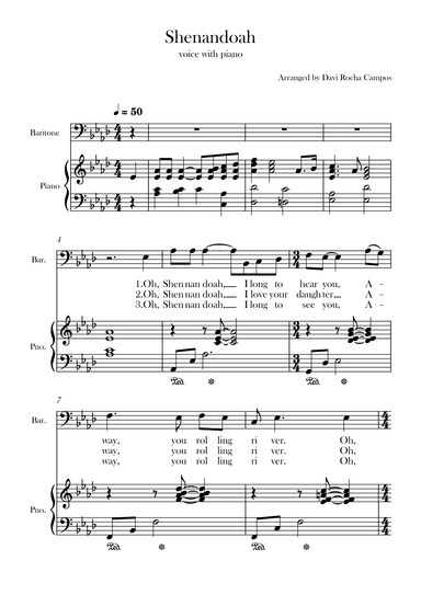 Shenandoah (arr. Davi Rocha Campos)