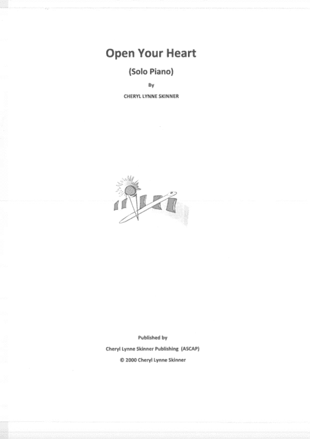 Open Your Heart (Solo Piano)
