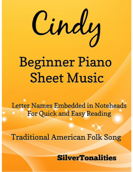 Cindy Beginner Piano Sheet Music (arr. SilverTonalities)