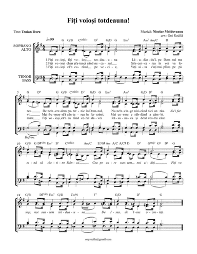 Fi?i Voio?i (arr. Oni Rodila)