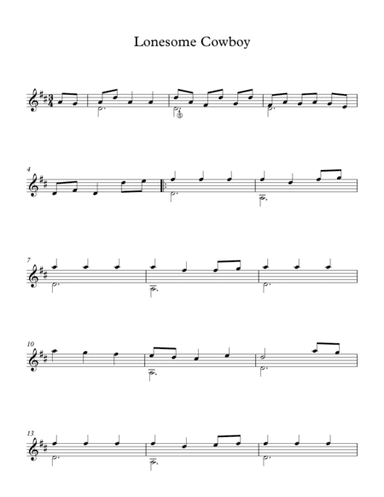 Lonesome Cowboy - American Traditional Song (arr. Milan Mitic)