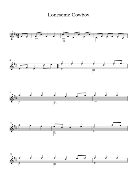 Lonesome Cowboy - American Traditional Song (arr. Milan Mitic)