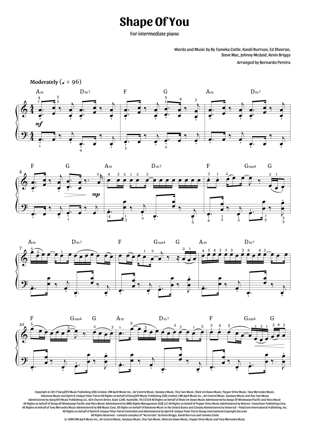 Shape Of You (arr. Bernardo Pereira)