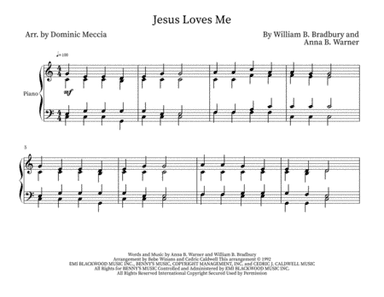 Jesus Loves Me (arr. Dominic Meccia)