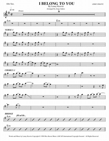 I Belong To You (arr. Jorge Juárez)
