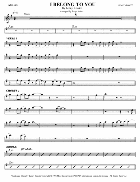 I Belong To You (arr. Jorge Juárez)