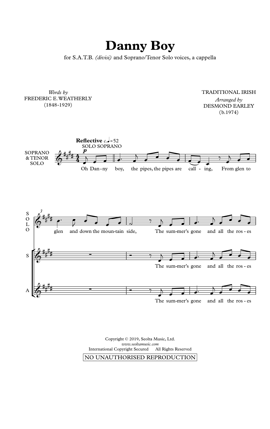 Danny Boy (arr. Desmond Earley)
