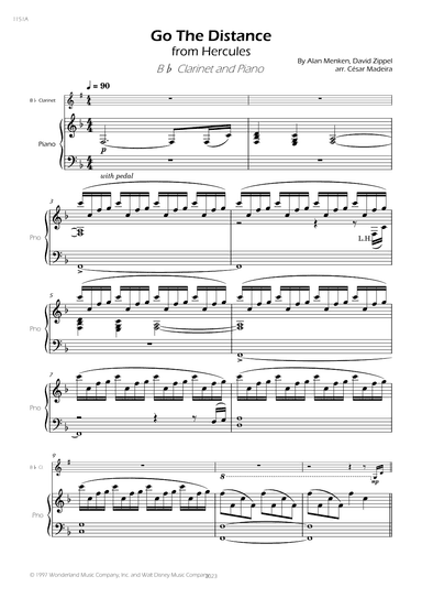Go The Distance (arr. César Madeira)