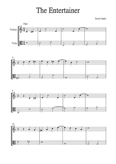 The Entertainer (arr. Jackson Spindler)