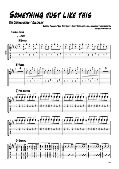 Something Just Like This (arr. Tomáš Rulíšek)