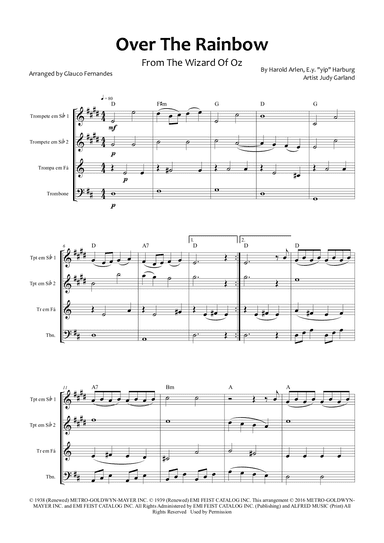 Over The Rainbow (arr. Glauco Fernandes)