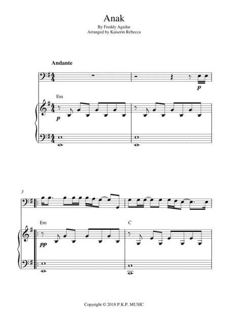 Anak (arr. Kaiserin Rebecca)