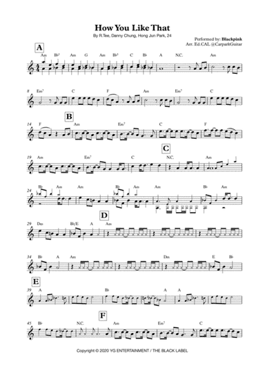 How You Like That (arr. Ed.CAL)
