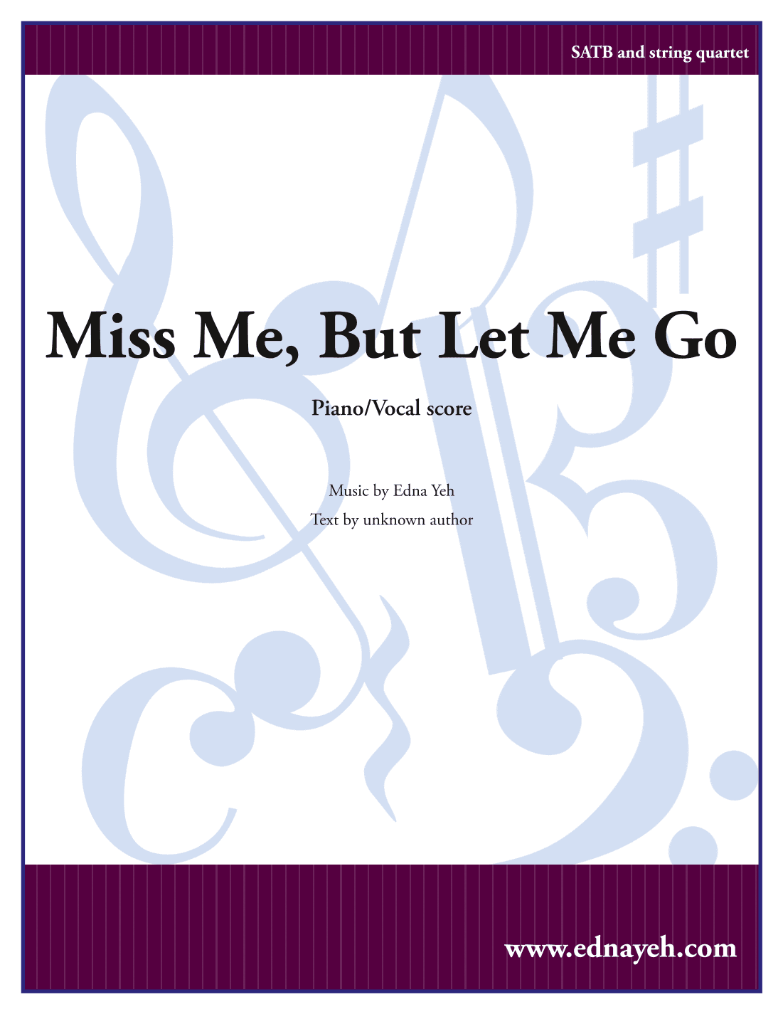Miss Me, But Let me Go